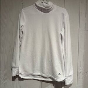 Adidas Golf Women's White Turtleneck Sweater